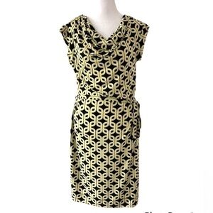 Banana Republic Factory small dress black yellow white